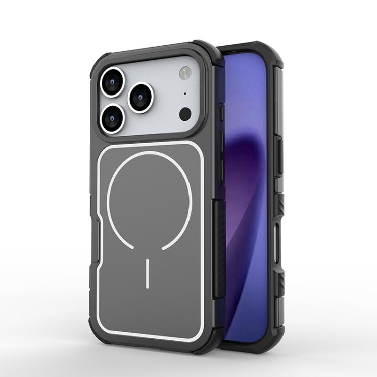 Pannello posteriore rimovibile, telaio in lega di alluminio, custodia magnetica antiurto per telefono., For iPhone 18 Pro/17 Pro, For iPhone 17 Pro Max