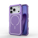 Pannello posteriore rimovibile, telaio in lega di alluminio, custodia magnetica antiurto per telefono., For iPhone 18 Pro/17 Pro, For iPhone 17 Pro Max