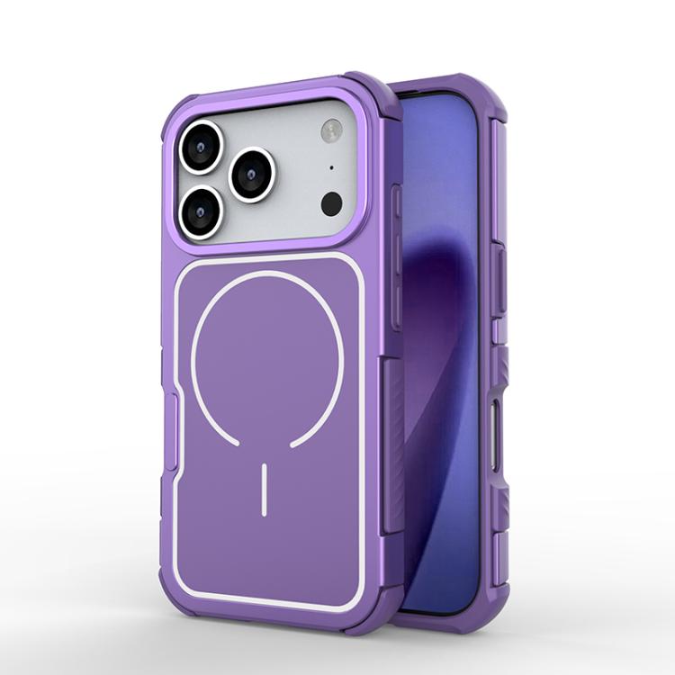 Pannello posteriore rimovibile, telaio in lega di alluminio, custodia magnetica antiurto per telefono., For iPhone 18 Pro/17 Pro, For iPhone 17 Pro Max