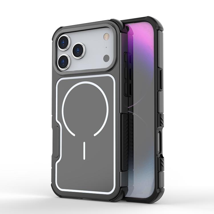 Pannello posteriore rimovibile, telaio in lega di alluminio, custodia magnetica antiurto per telefono., For iPhone 18 Pro/17 Pro, For iPhone 17 Pro Max