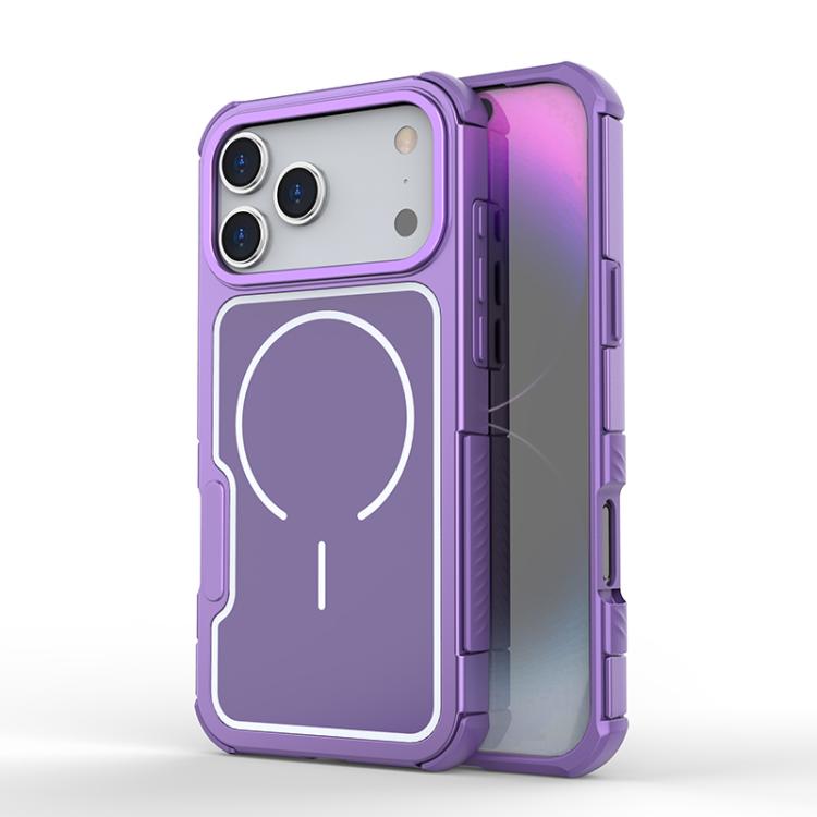 Pannello posteriore rimovibile, telaio in lega di alluminio, custodia magnetica antiurto per telefono., For iPhone 18 Pro/17 Pro, For iPhone 17 Pro Max