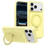 Custodia per telefono con supporto magnetico girevole e sensazione di pelle di gelato, For iPhone 17 Pro Max, For iPhone 17 Pro, For iPhone 17
