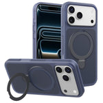 Custodia per telefono con supporto magnetico girevole e sensazione di pelle di gelato, For iPhone 17 Pro Max, For iPhone 17 Pro, For iPhone 17