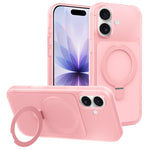 Custodia per telefono con supporto magnetico girevole e sensazione di pelle di gelato, For iPhone 17 Pro Max, For iPhone 17 Pro, For iPhone 17