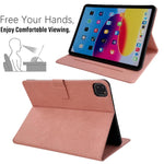 Custodia per tablet smart in ecopelle con motivo gazza in rilievo, For iPad Air 13 2026 / 2025 / 2024, For iPad Air 11 2026 / 2025 / 2024, For iPad Pro 13 2025 / 2024, For iPad Pro 11 2025 / 2024