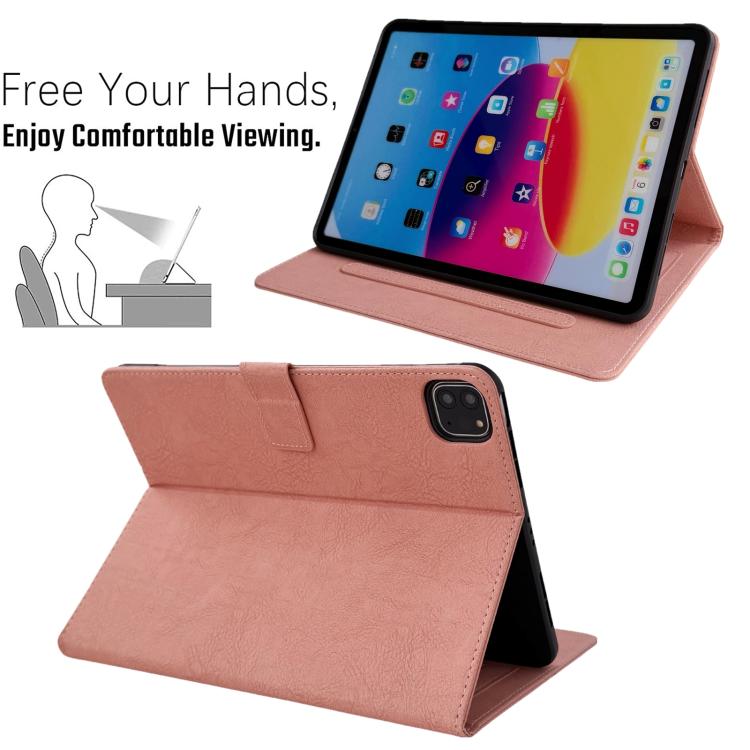 Custodia per tablet smart in ecopelle con motivo gazza in rilievo, For iPad Air 13 2026 / 2025 / 2024, For iPad Air 11 2026 / 2025 / 2024, For iPad Pro 13 2025 / 2024, For iPad Pro 11 2025 / 2024