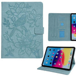 Custodia per tablet smart in ecopelle con motivo gazza in rilievo, For iPad Air 13 2026 / 2025 / 2024, For iPad Air 11 2026 / 2025 / 2024, For iPad Pro 13 2025 / 2024, For iPad Pro 11 2025 / 2024