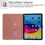 Custodia per tablet smart in ecopelle con motivo gazza in rilievo, For iPad 2025 / 2022, For iPad mini 2024 / mini 6, For iPad 10.2 2021 / Air 10.5