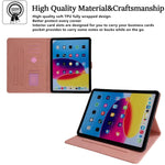 Custodia per tablet smart in ecopelle con motivo gazza in rilievo, For iPad 2025 / 2022, For iPad mini 2024 / mini 6, For iPad 10.2 2021 / Air 10.5