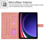Custodia per tablet in ecopelle con motivo a gazza in rilievo, For Samsung Galaxy Tab A11+ / A9+, For Samsung Galaxy Tab A11 / A9, For Samsung Galaxy Tab A8 2021 X200, For Samsung Galaxy Tab A7 Lite T220