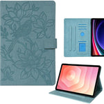 Custodia per tablet in ecopelle con motivo a gazza in rilievo, For Samsung Galaxy Tab A11+ / A9+, For Samsung Galaxy Tab A11 / A9, For Samsung Galaxy Tab A8 2021 X200, For Samsung Galaxy Tab A7 Lite T220