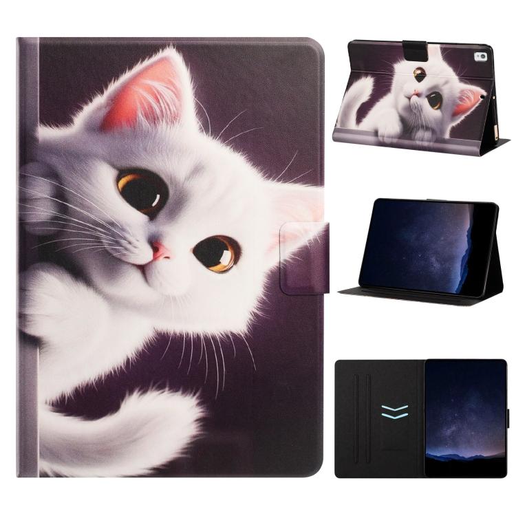 Custodia per tablet smart in ecopelle con texture litchi e verniciatura Voltage., For iPad 10.2 2021 / 10.5 2019, For iPad 9.7 2018 / 2017