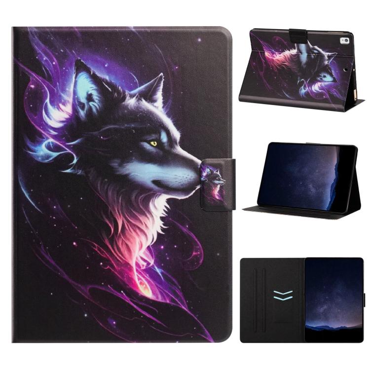 Custodia per tablet smart in ecopelle con texture litchi e verniciatura Voltage., For iPad 10.2 2021 / 10.5 2019, For iPad 9.7 2018 / 2017