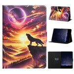 Custodia per tablet smart in ecopelle con texture litchi e verniciatura Voltage., For iPad 10.2 2021 / 10.5 2019, For iPad 9.7 2018 / 2017
