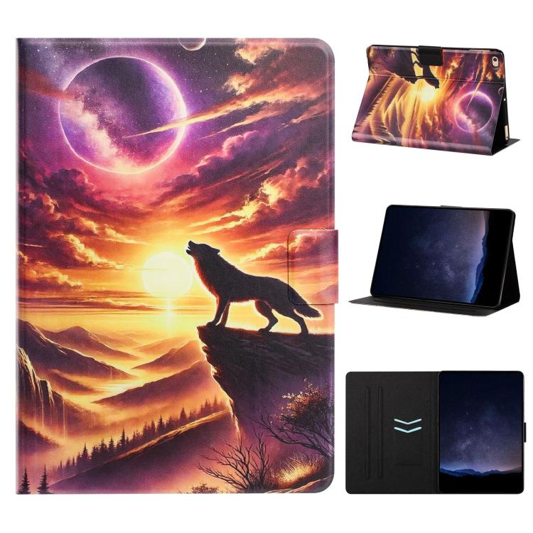 Custodia per tablet smart in ecopelle con texture litchi e verniciatura Voltage., For iPad 10.2 2021 / 10.5 2019, For iPad 9.7 2018 / 2017