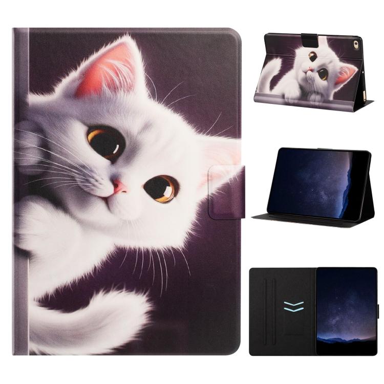 Custodia per tablet smart in ecopelle con texture litchi e verniciatura Voltage., For iPad 10.2 2021 / 10.5 2019, For iPad 9.7 2018 / 2017