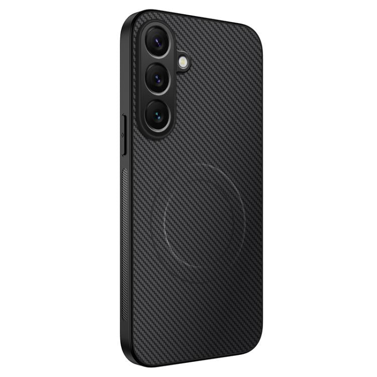 Custodia per telefono ibrida in PC e TPU con texture in fibra di carbonio magnetica serie WANLONFENG TQ, For Samsung Galaxy A56 5G, For Samsung Galaxy A26 5G, For Samsung Galaxy A36 5G, For Samsung Galaxy A16 5G, For Samsung Galaxy A06 4G              ...