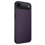 Custodia per telefono ibrida in PC e TPU con texture in fibra di carbonio magnetica serie WANLONFENG TQ, For iPhone 17e / 16e, For iPhone 17 Pro Max, For iPhone 17 Pro, For iPhone 17, For iPhone Air, For iPhone 16 Pro Max