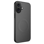 Custodia per telefono ibrida in PC e TPU con texture in fibra di carbonio magnetica serie WANLONFENG TQ, For iPhone 17e / 16e, For iPhone 17 Pro Max, For iPhone 17 Pro, For iPhone 17, For iPhone Air, For iPhone 16 Pro Max