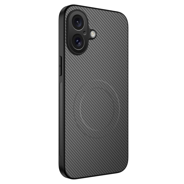 Custodia per telefono ibrida in PC e TPU con texture in fibra di carbonio magnetica serie WANLONFENG TQ, For iPhone 16 Pro, For iPhone 16, For iPhone 15 Pro Max, For iPhone 15 Pro, For iPhone 15, For iPhone 14