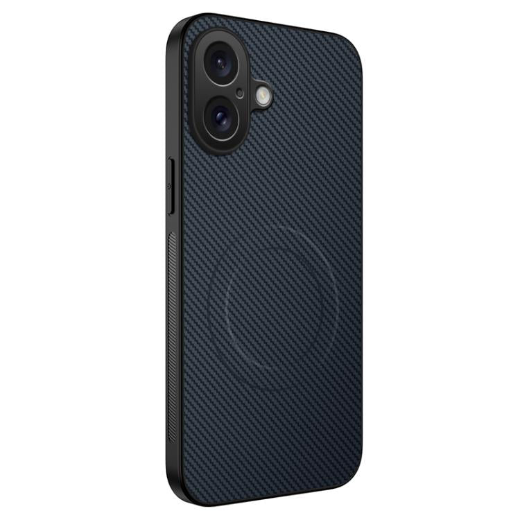 Custodia per telefono ibrida in PC e TPU con texture in fibra di carbonio magnetica serie WANLONFENG TQ, For iPhone 16 Pro, For iPhone 16, For iPhone 15 Pro Max, For iPhone 15 Pro, For iPhone 15, For iPhone 14