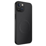 Custodia per telefono ibrida in PC e TPU con texture in fibra di carbonio magnetica serie WANLONFENG TQ, For iPhone 14 Pro, For iPhone 14 Pro Max, For iPhone 13 Pro Max, For iPhone 13 Pro, For iPhone 13