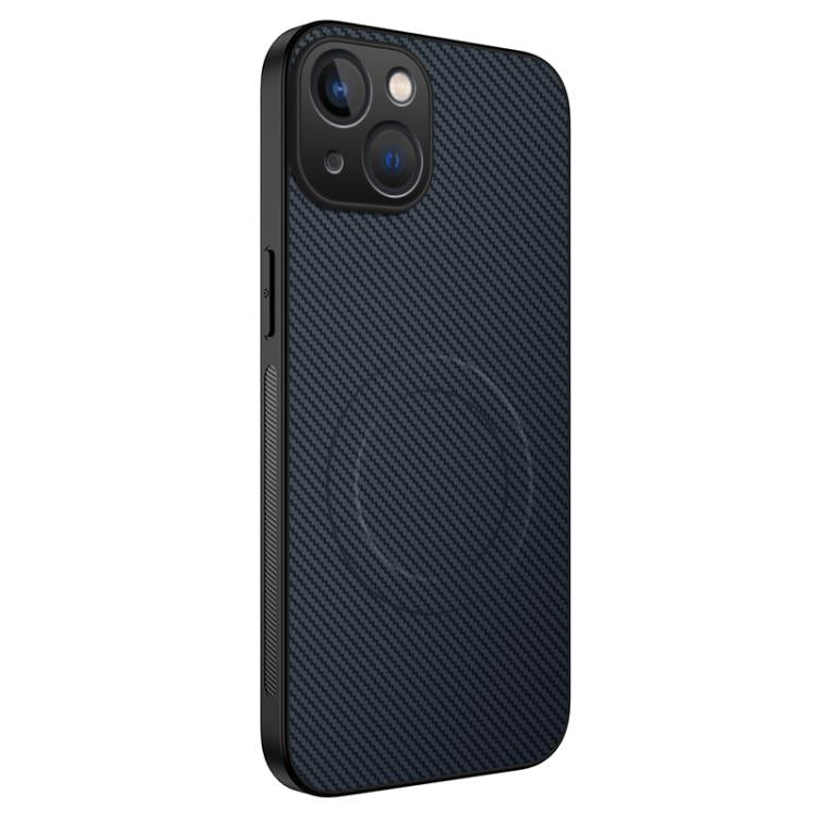 Custodia per telefono ibrida in PC e TPU con texture in fibra di carbonio magnetica serie WANLONFENG TQ, For iPhone 14 Pro, For iPhone 14 Pro Max, For iPhone 13 Pro Max, For iPhone 13 Pro, For iPhone 13