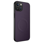 Custodia per telefono ibrida in PC e TPU con texture in fibra di carbonio magnetica serie WANLONFENG TQ, For iPhone 14 Pro, For iPhone 14 Pro Max, For iPhone 13 Pro Max, For iPhone 13 Pro, For iPhone 13