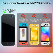 Custodia protettiva trasparente in TPU per console di gioco XDcase., For Nintendo Switch 2