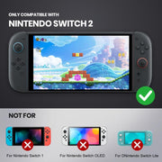 Custodia protettiva trasparente XDcase in TPU morbido al tatto con cover frontale, For Nintendo Switch 2