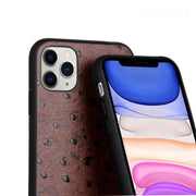 Custodia in vera pelle per iPhone 11 e 12