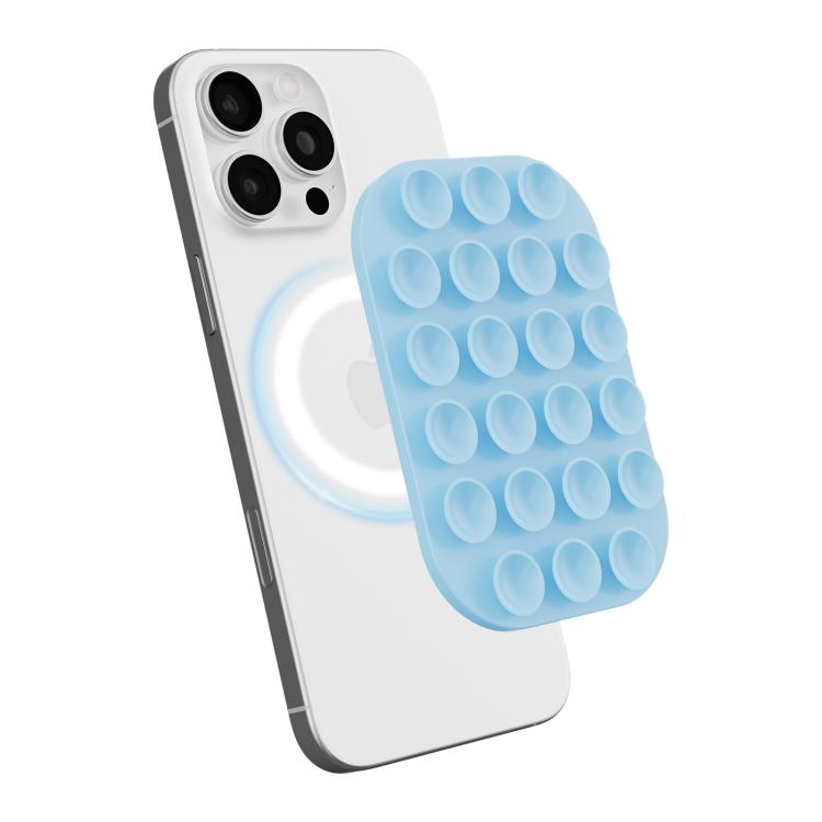 Supporto magnetico per telefono in silicone riutilizzabile