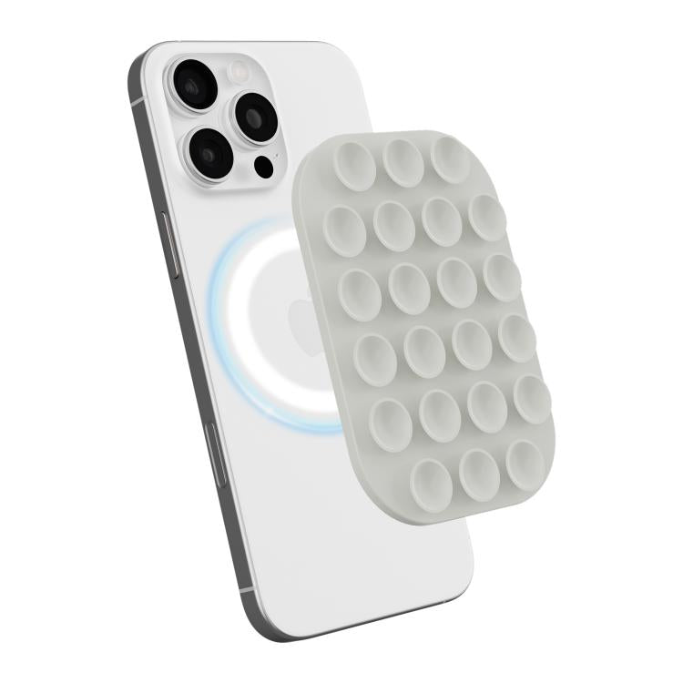 Supporto magnetico per telefono in silicone riutilizzabile