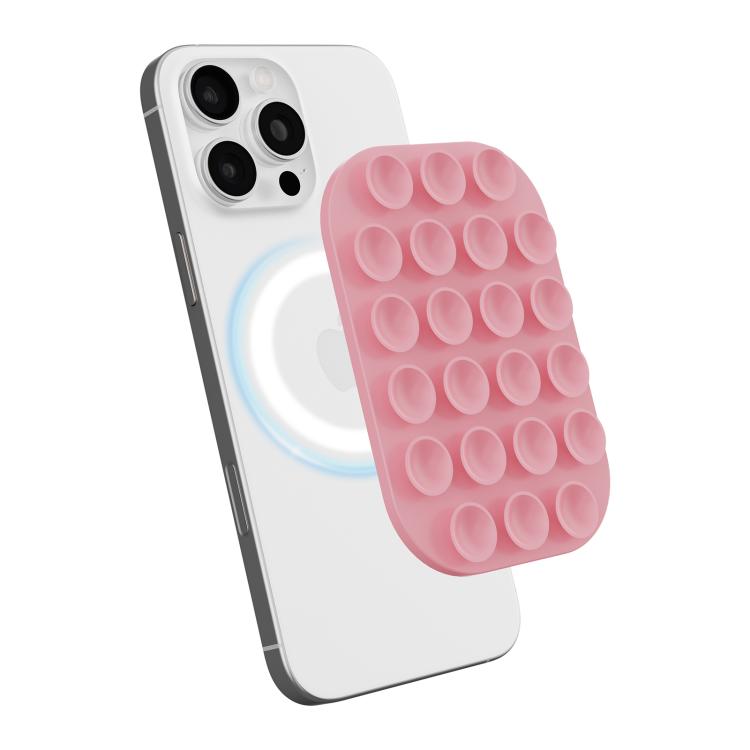 Supporto magnetico per telefono in silicone riutilizzabile