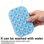 Supporto magnetico per telefono in silicone riutilizzabile
