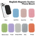 Supporto magnetico per telefono in silicone riutilizzabile