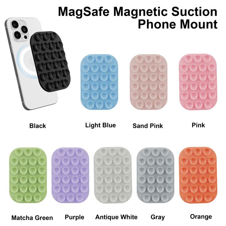 Supporto magnetico per telefono in silicone riutilizzabile