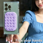 Supporto magnetico per telefono in silicone riutilizzabile