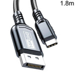 Cavo adattatore Thunderbolt WG226 da Type-C a DP 2.1 per display Ultra HD 16K con logo., 1.5m, 1.8m