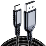 Cavo adattatore Thunderbolt WG226 per display Ultra HD 16K Type-C a DP 2.1, senza logo., 1.5m No Logo, 1.8m No Logo