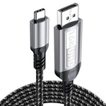 Cavo adattatore per monitor WG228 da Type-C a DP 2.1 per risoluzione 16K Ultra HD., 2m