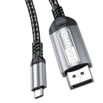 Cavo adattatore per monitor WG228 da Type-C a DP 2.1 per risoluzione 16K Ultra HD., 2m