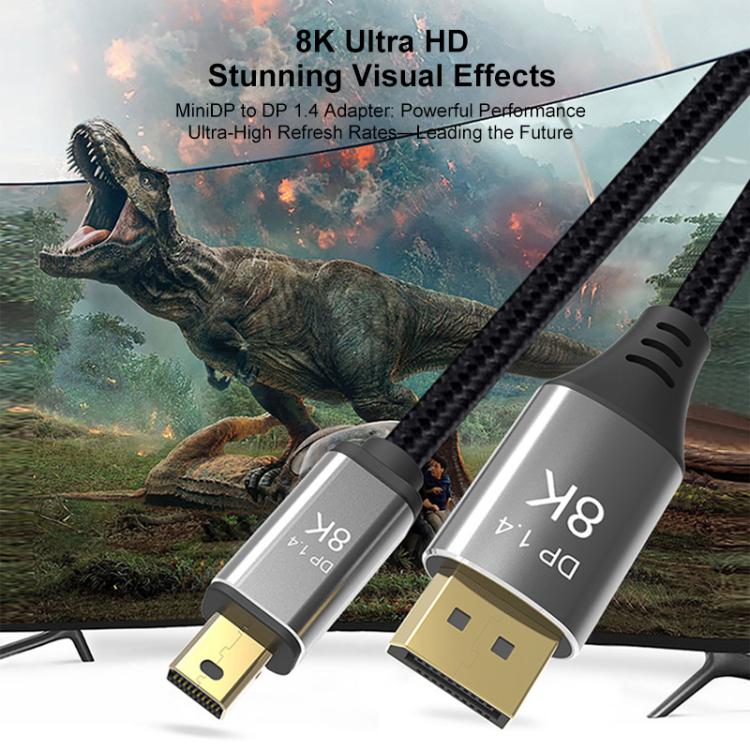 Cavo adattatore video WG233 da Mini DP a DP1.4 8K HD, 8K-1m, 8K-2m