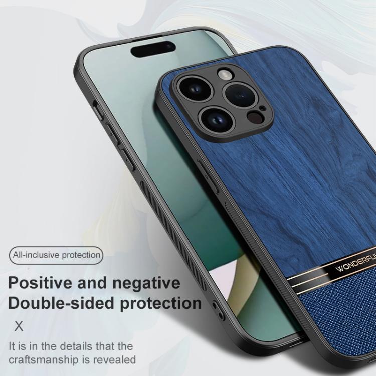 Cover per telefono con texture Bionic Tree a copertura totale, For iPhone 15 Pro Max, For iPhone 15 Pro, For iPhone 15 Plus, For iPhone 15
