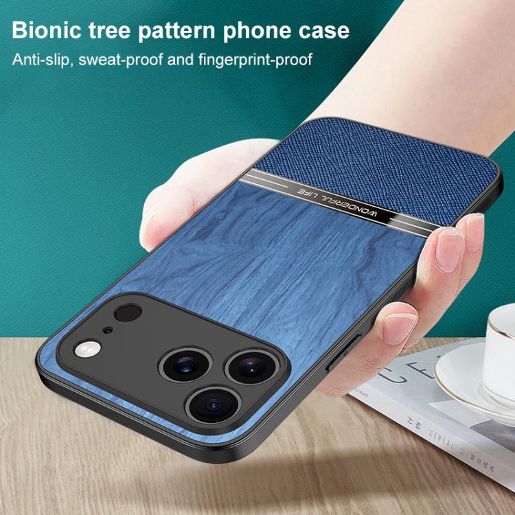 Cover per telefono con texture Bionic Tree a copertura totale, For iPhone Air, For iPhone 16 Pro Max, For iPhone 16 Pro, For iPhone 16