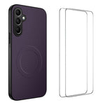 Custodia per telefono WANLONFENG serie TQ1 con texture in fibra di carbonio magnetica e 2 pellicole protettive per lo schermo., For Samsung Galaxy A57 5G, For Samsung Galaxy Galaxy A37 5G, For Samsung Galaxy A07 4G, For Samsung Galaxy A17 5G           ...