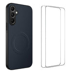 Custodia per telefono WANLONFENG serie TQ1 con texture in fibra di carbonio magnetica e 2 pellicole protettive per lo schermo., For Samsung Galaxy A57 5G, For Samsung Galaxy Galaxy A37 5G, For Samsung Galaxy A07 4G, For Samsung Galaxy A17 5G           ...