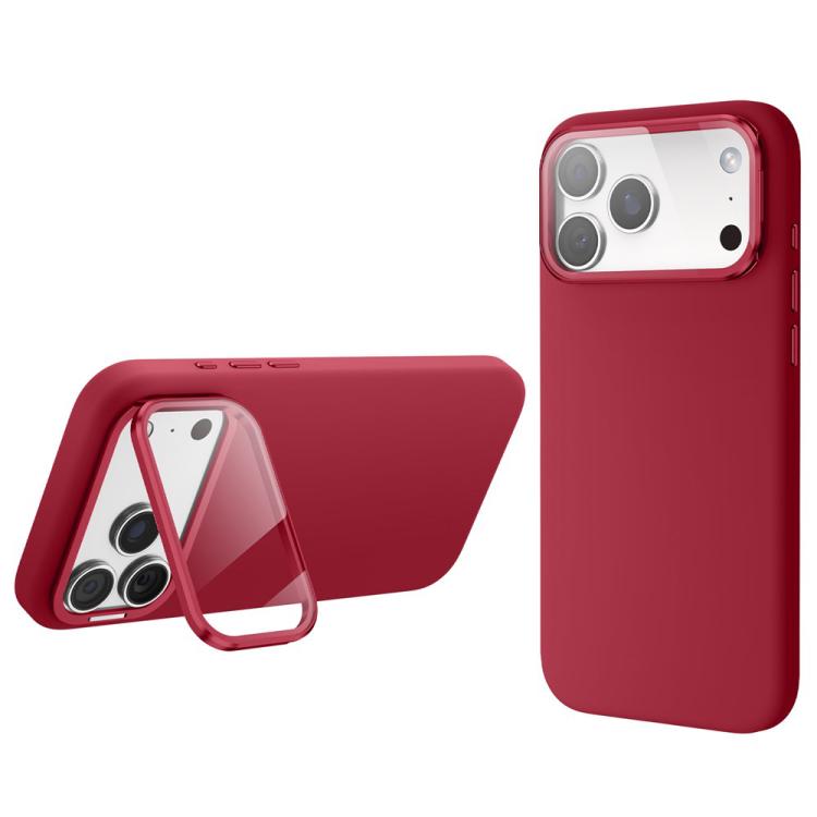 Custodia per telefono antiurto magnetica in silicone liquido con copriobiettivo e supporto., For iPhone 17 Pro Max, For iPhone 17 Pro, For iPhone 17, For iPhone 16 Pro Max
