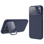 Custodia per telefono antiurto magnetica in silicone liquido con copriobiettivo e supporto., For iPhone 17 Pro Max, For iPhone 17 Pro, For iPhone 17, For iPhone 16 Pro Max