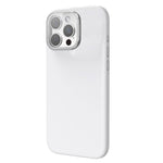 Custodia per telefono antiurto magnetica in silicone liquido con copriobiettivo e supporto., For iPhone 16 Pro